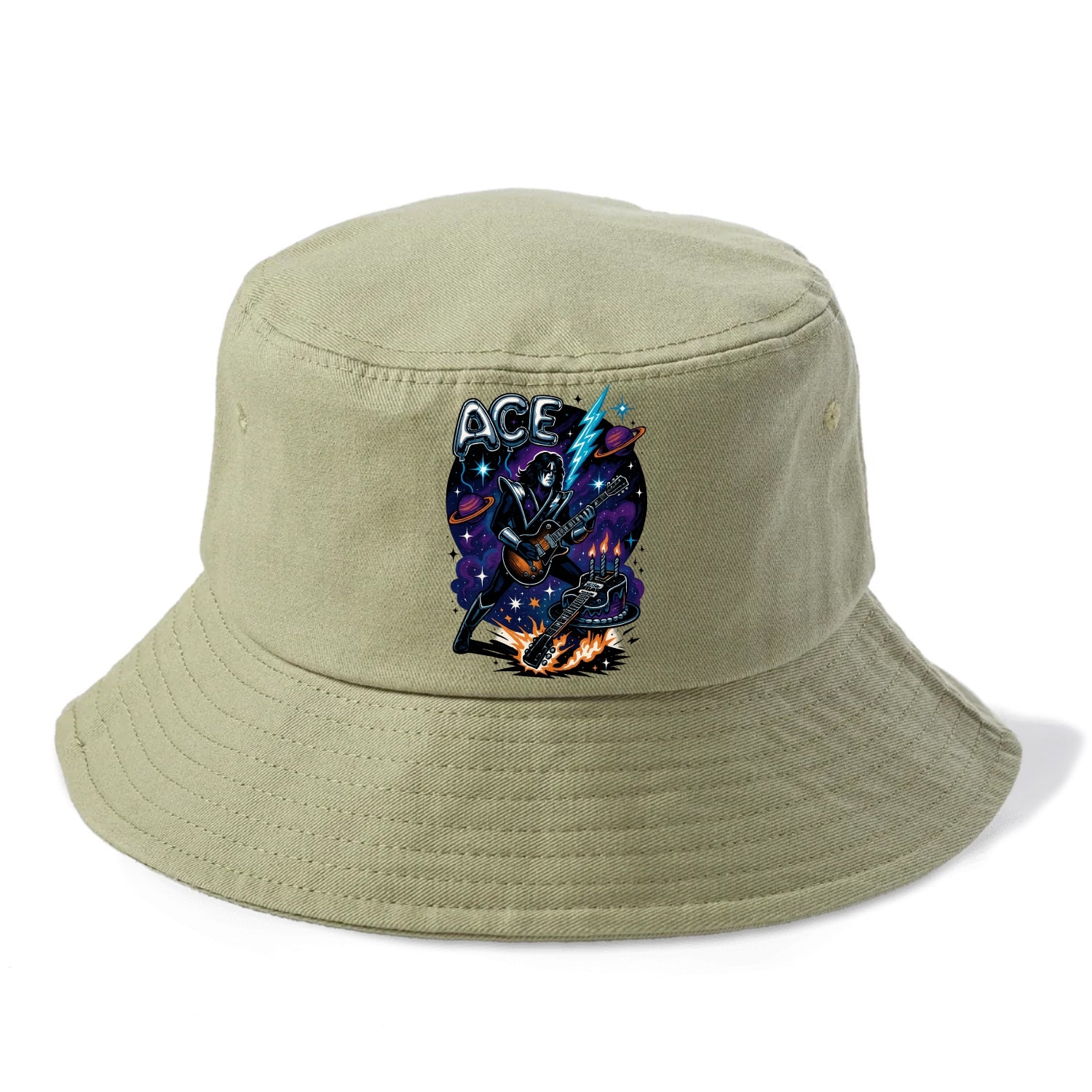Ace Birthday Celebration - Bucket Hat - Army Green