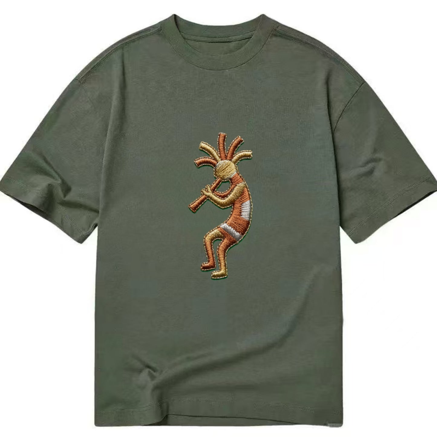 Kokopelli - Classic T-shirt - Army Green