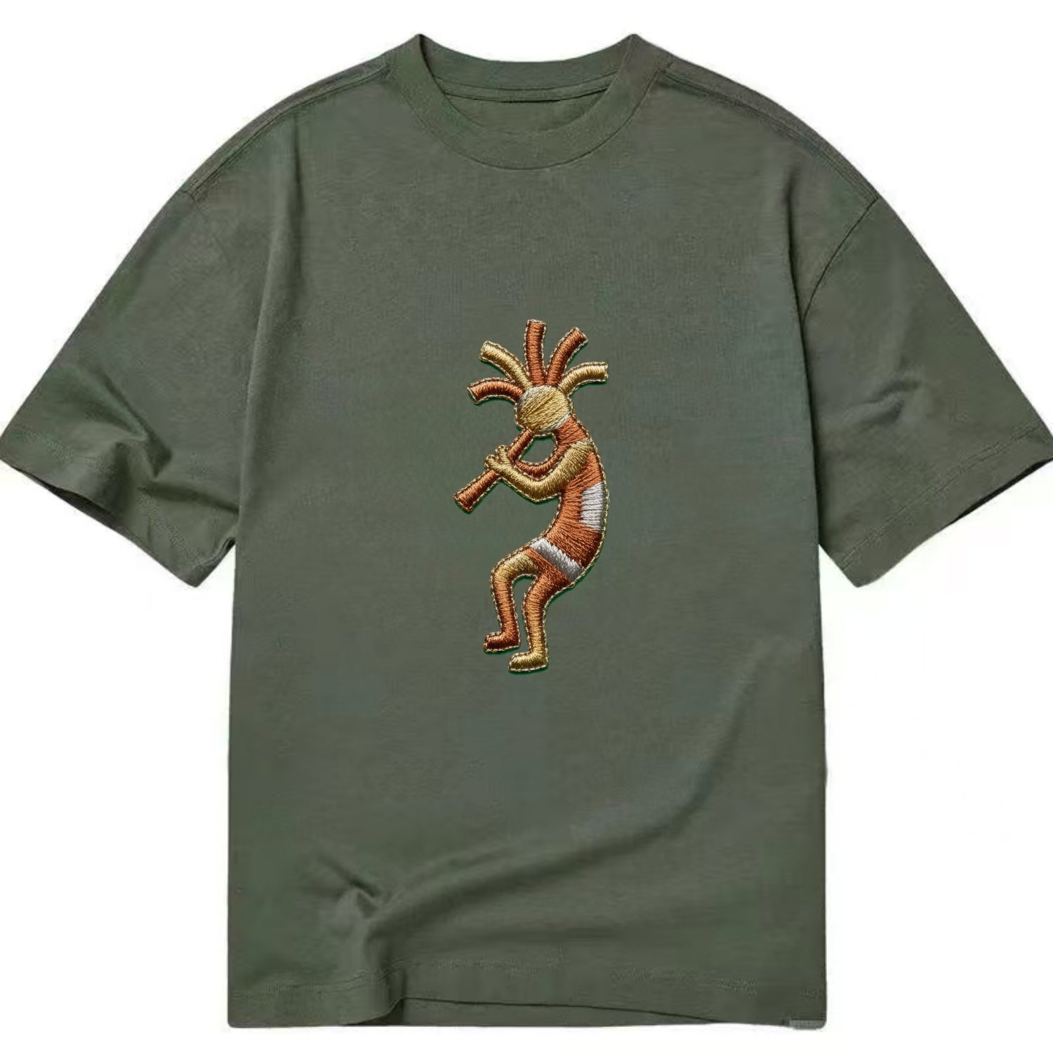 Kokopelli - Classic T-shirt - Army Green