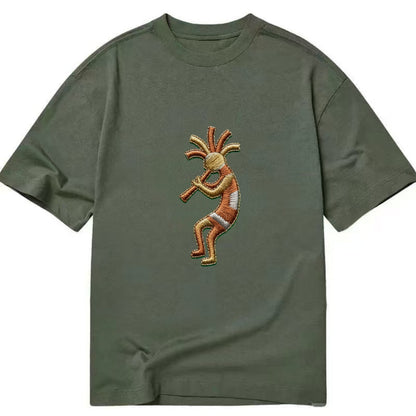 Kokopelli - Classic T-shirt - Army Green