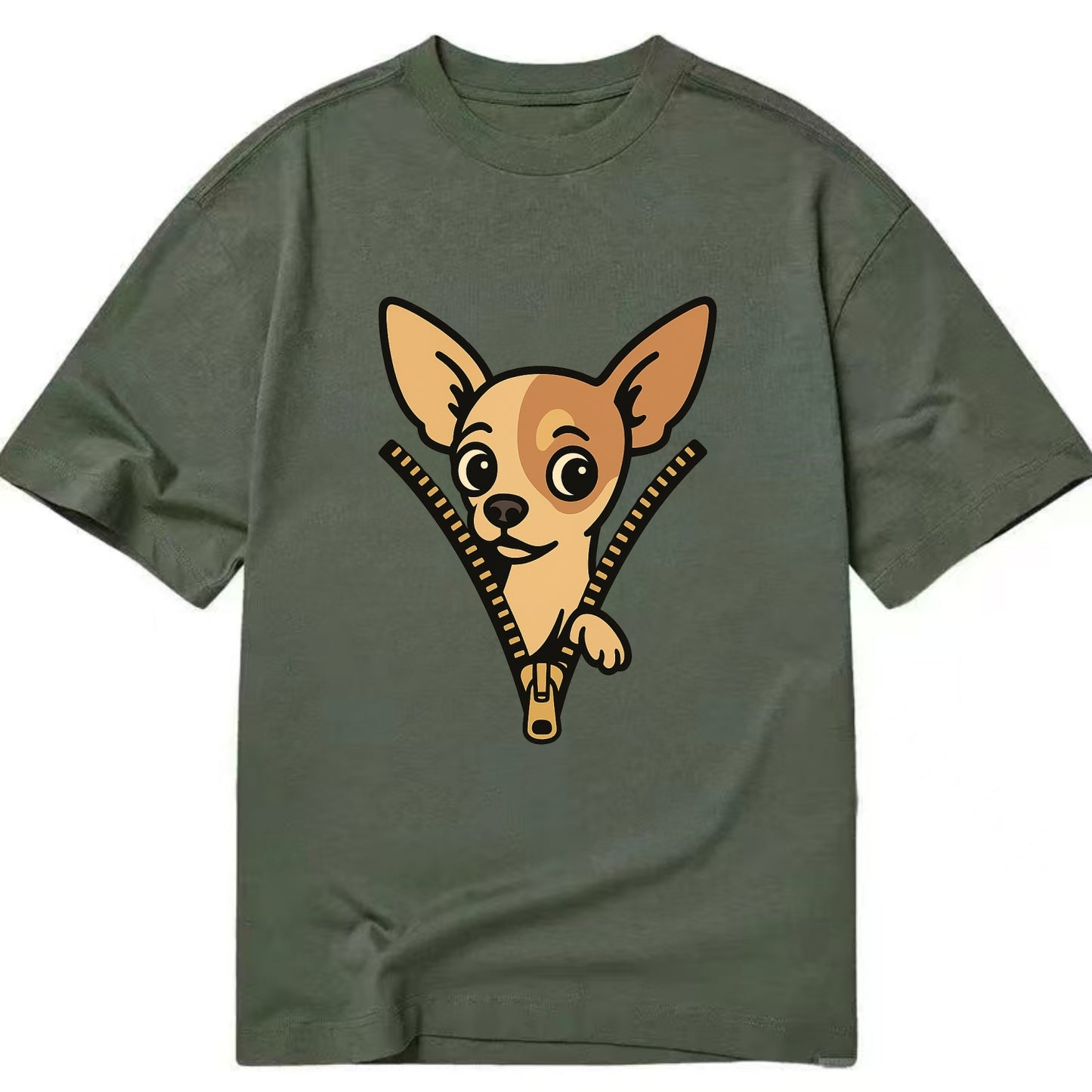 Chihuahua - Classic T-shirt - Army Green