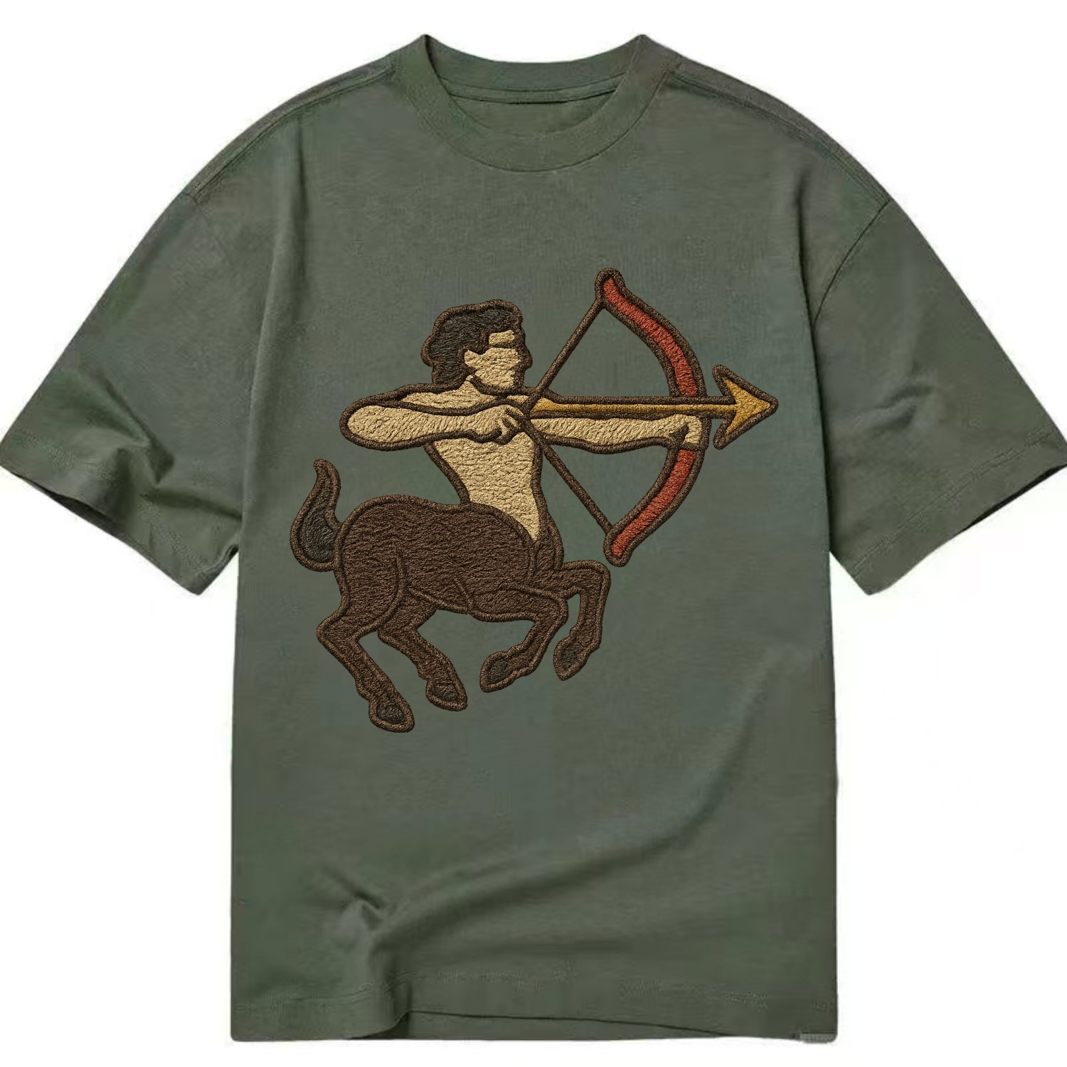 Sagittarius Arrow  - Classic T-shirt - Army Green