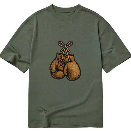 Boxing Gloves  - Classic T-shirt - Army Green