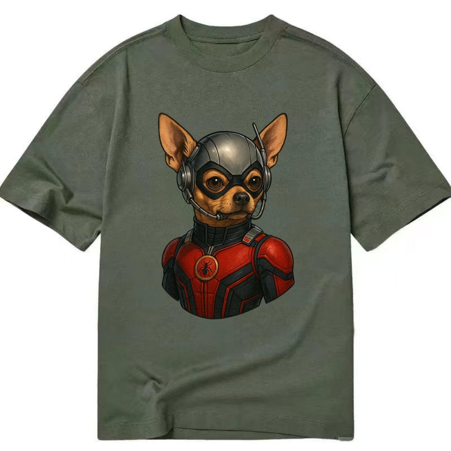 Chihuahua Ant-Man  - Classic T-shirt - Army Green