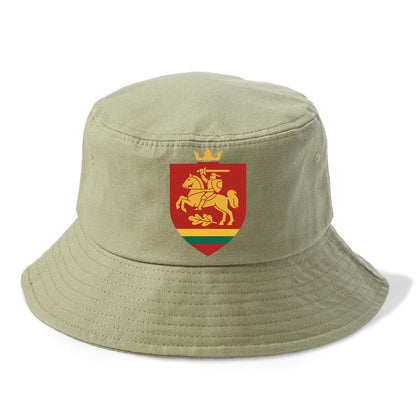 Lithuania Royal Logo  - Bucket Hat - Army Green