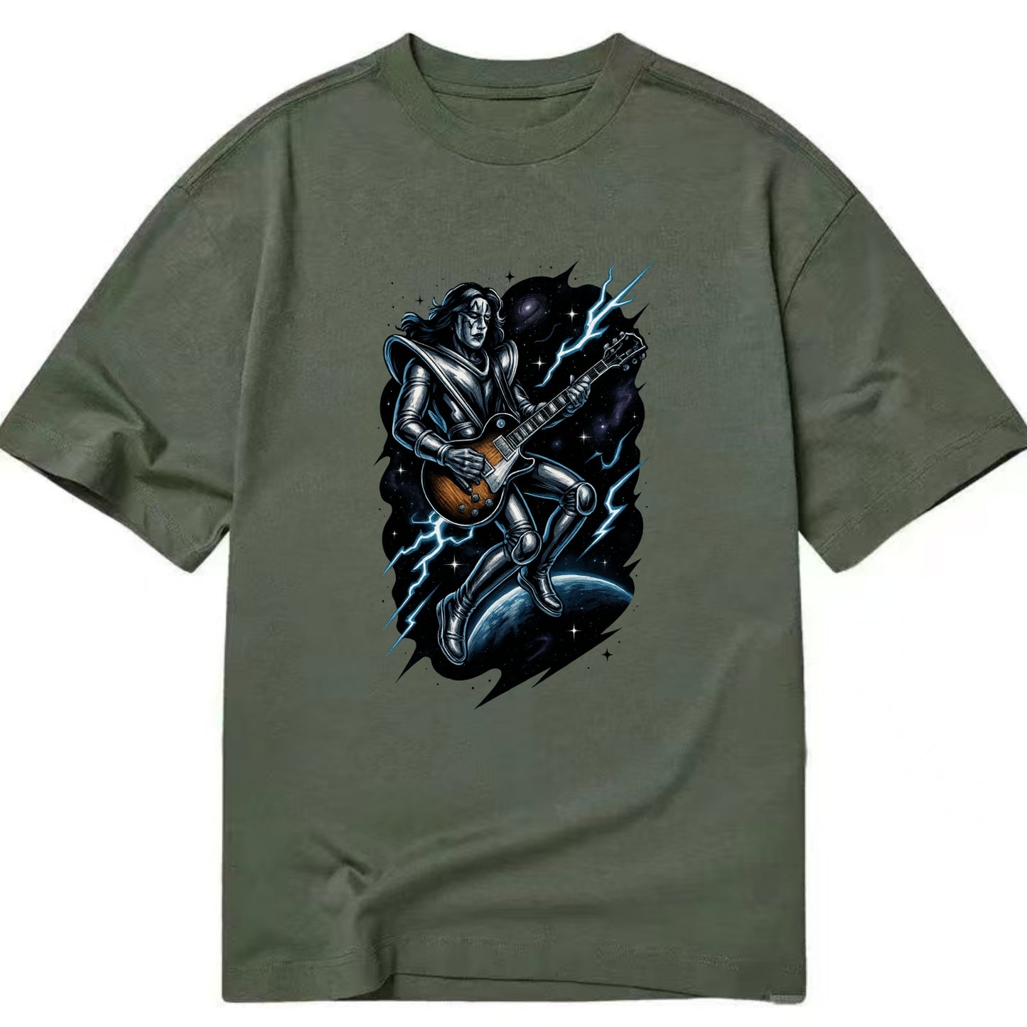 Ace in Zero Gravity - Classic T-shirt - Army Green