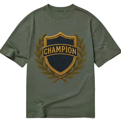 Champion Shield  - Classic T-shirt - Army Green