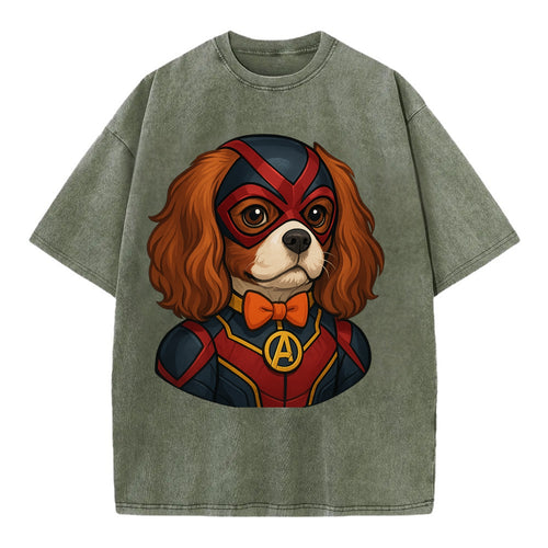 Cavalier King Charles Friendly Hero  -  Vintage T-shirt