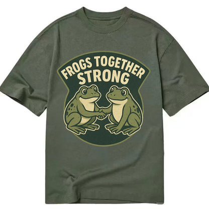 Frogs Together Strong 3 - Classic T-shirt - Army Green