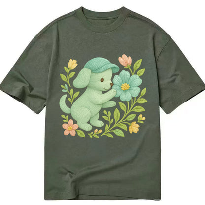 Mint Puppy - Classic T-shirt - Army Green