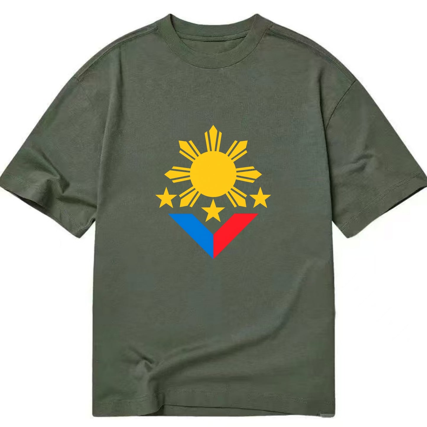 Sun Of Three - Classic T-shirt - Army Green