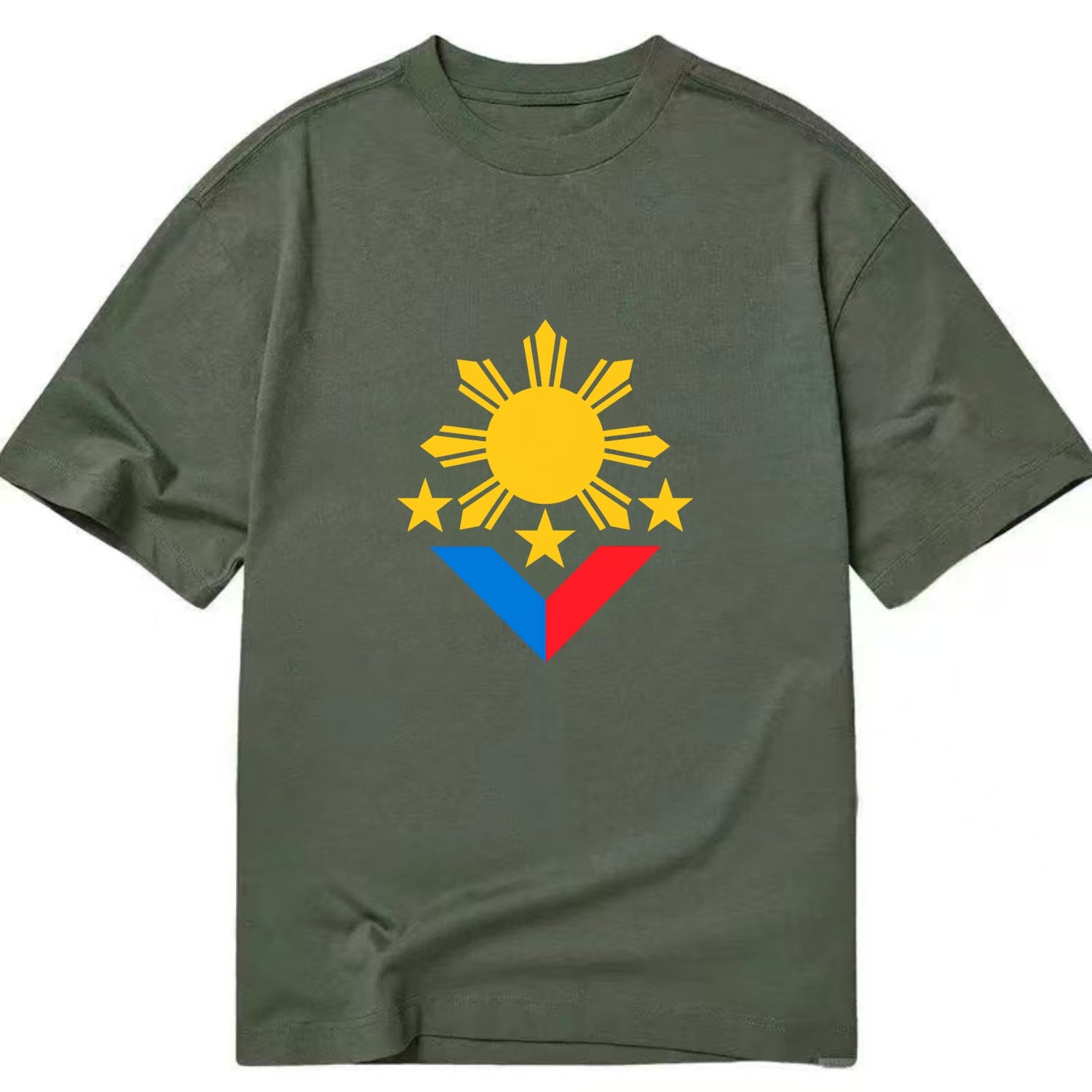 Sun Of Three - Classic T-shirt - Army Green