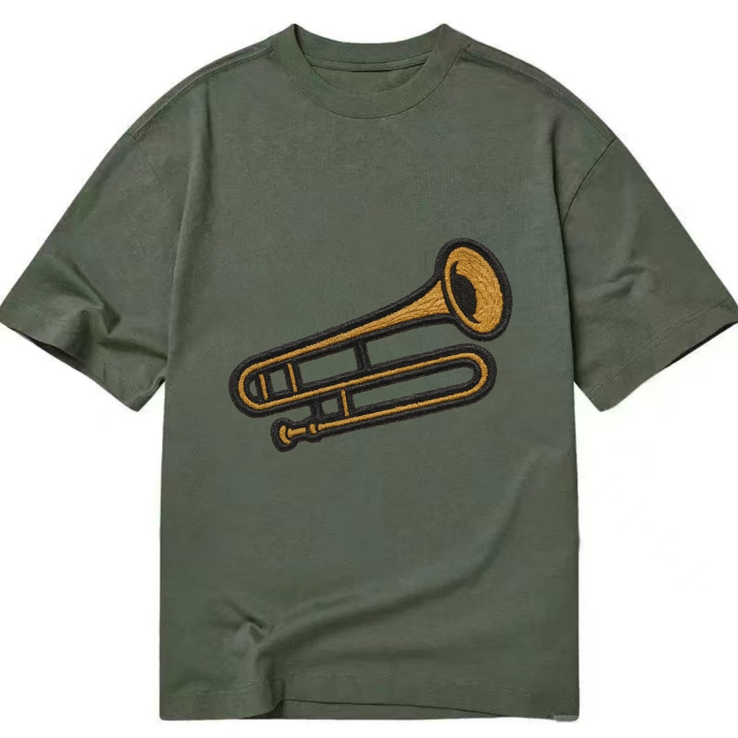 Trombone  - Classic T-shirt - Army Green