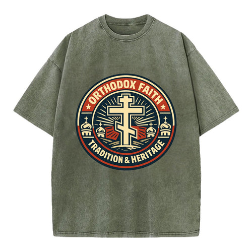 Faithful Heritage Emblem - Vintage T-shirt