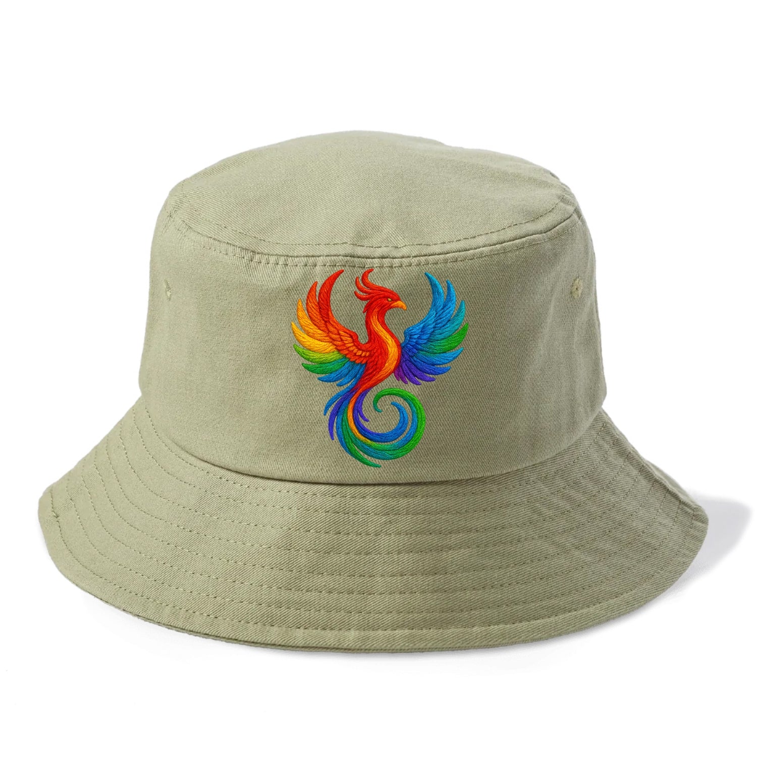 Phoenix Rising  - Bucket Hat - Army Green