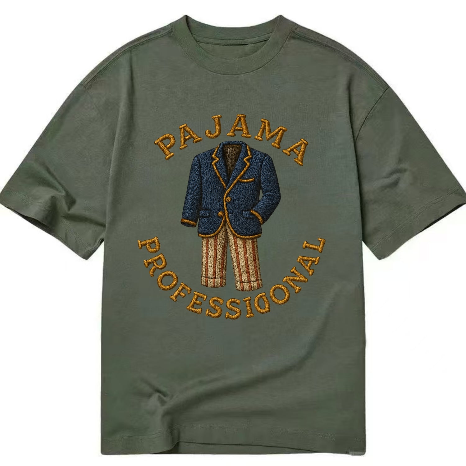 Pajama Professional  - Classic T-shirt - Army Green