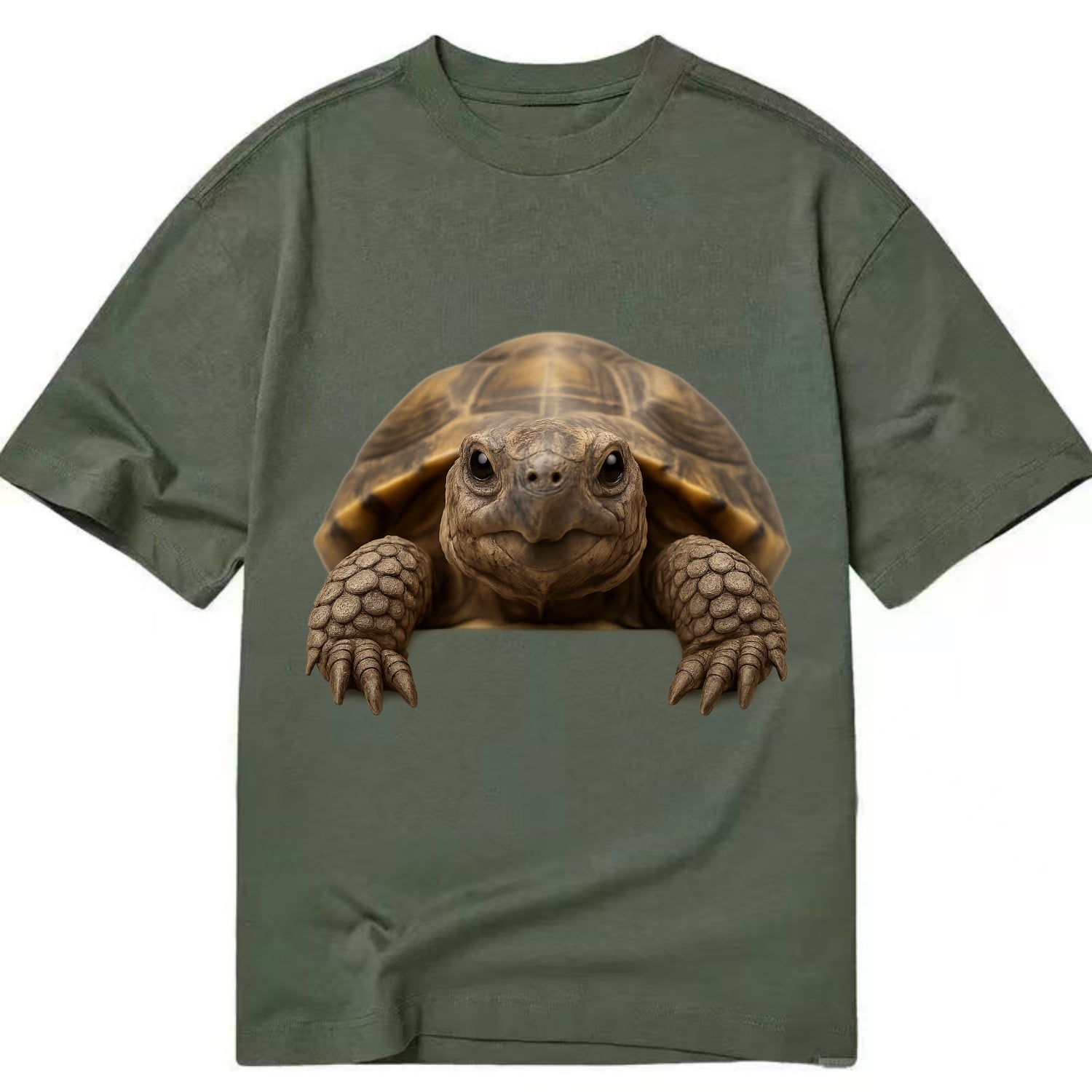 Tortoise  - Classic T-shirt - Army Green