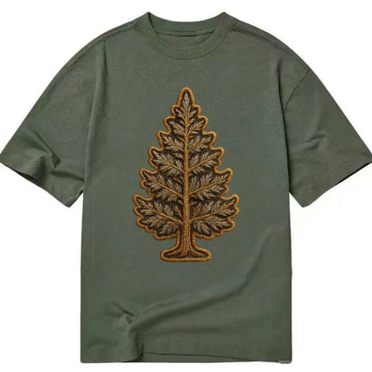 Pine Tree  - Classic T-shirt - Army Green