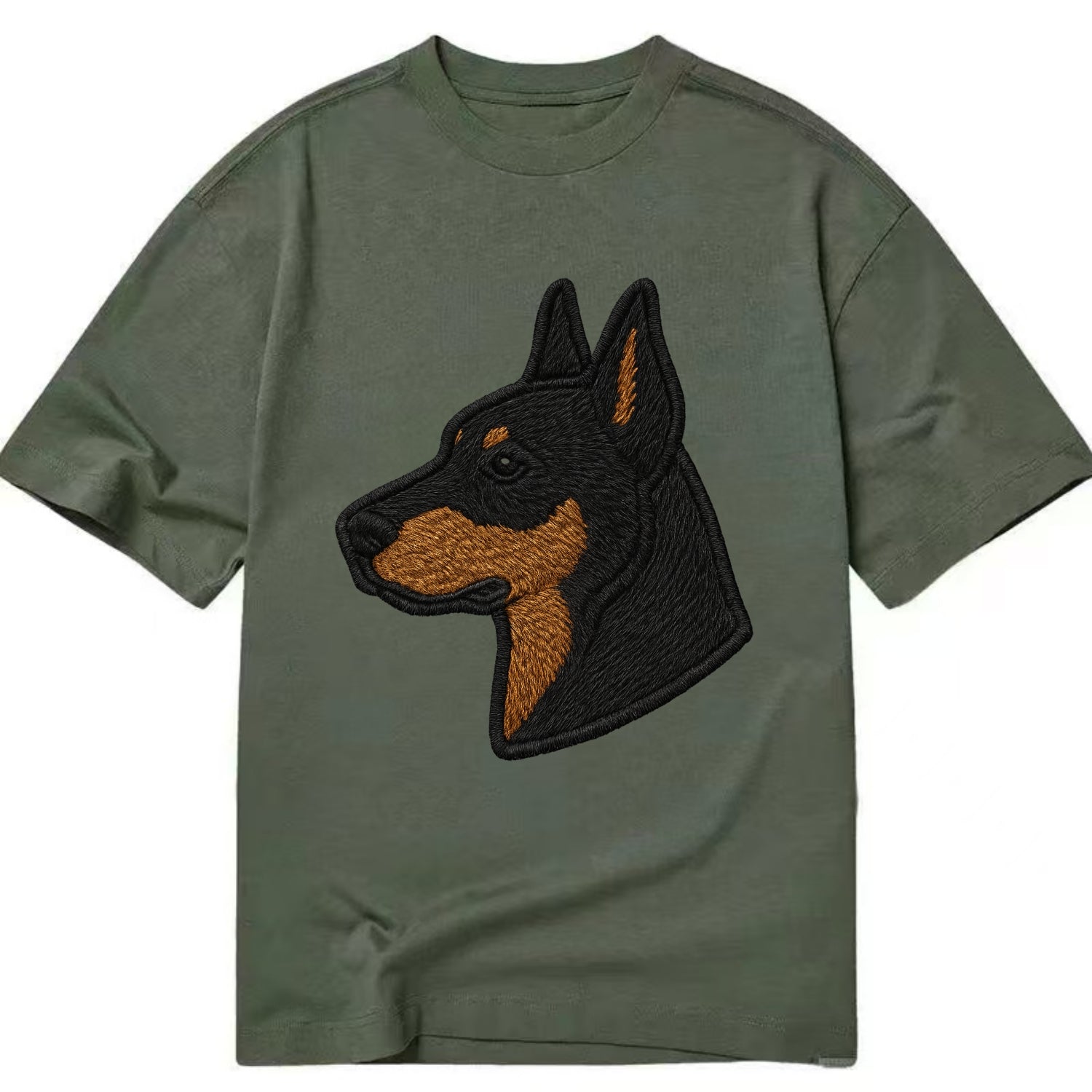 Beauceron - Contemporary French herder d - Classic T-shirt - Army Green