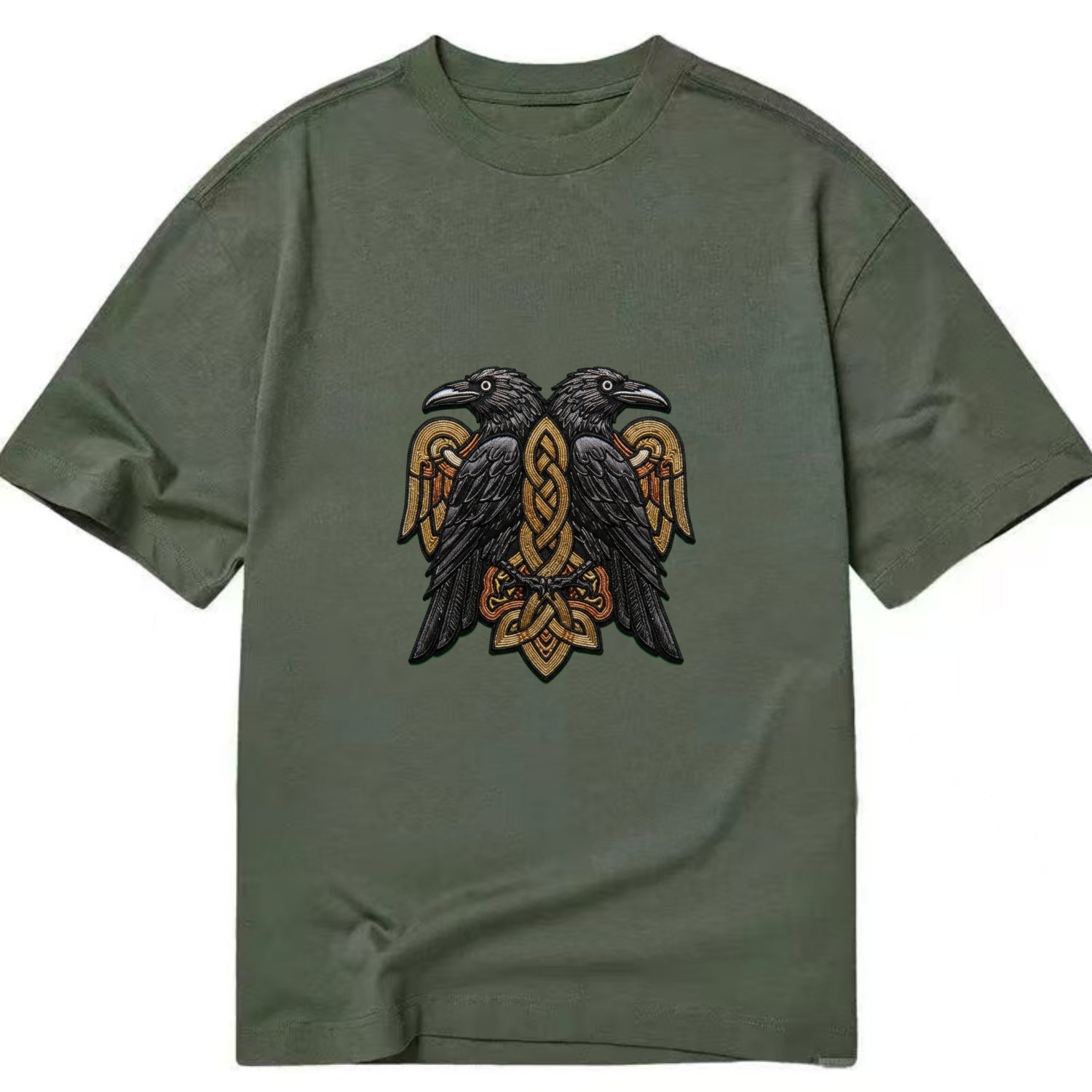 Odin's Ravens - Classic T-shirt - Army Green