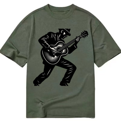 Guitarist playing acoustic guitar - Classic T-shirt - Army Green
