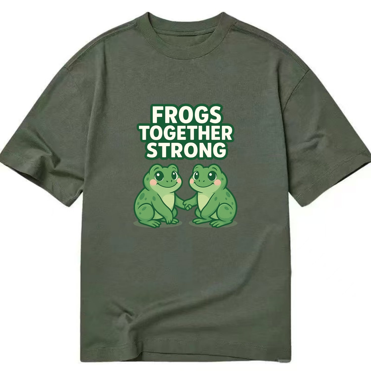Frogs Together Strong 2 - Classic T-shirt - Army Green