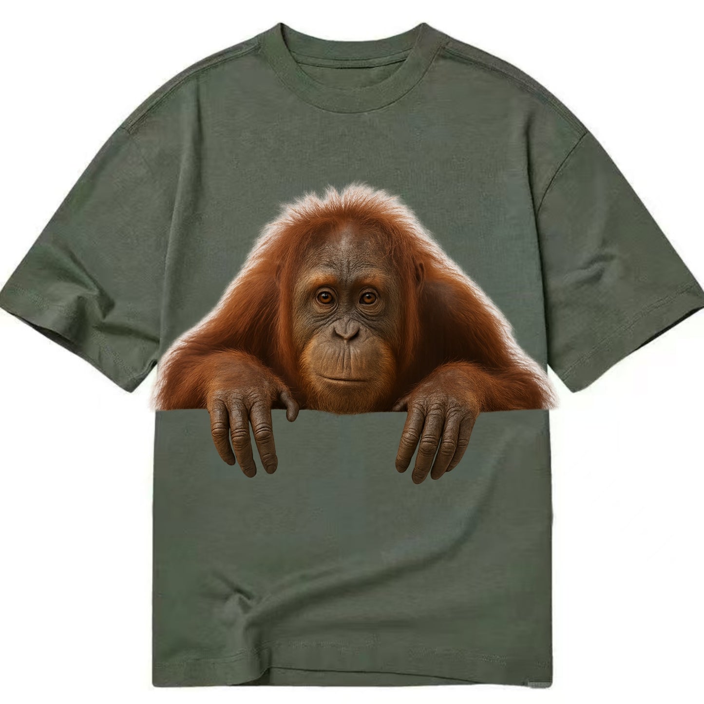 Orangutan  - Classic T-shirt - Army Green
