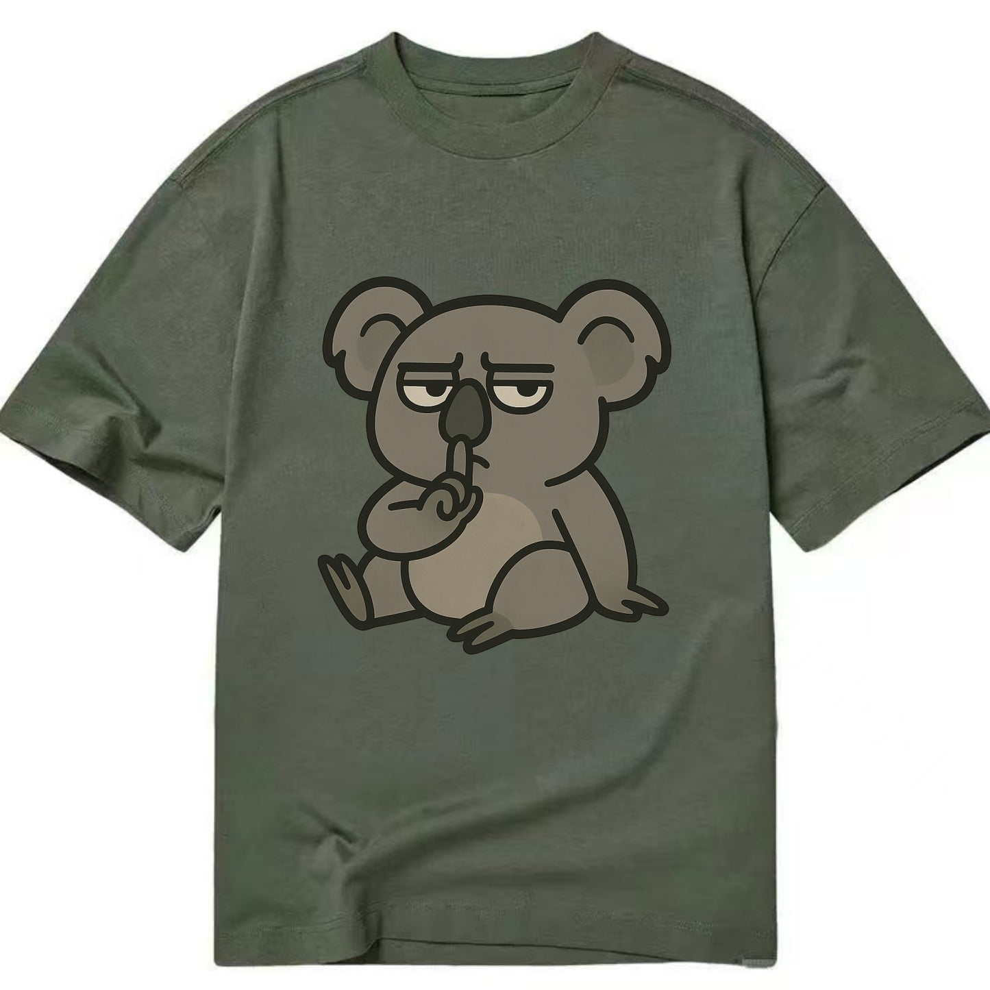 The Koala Judging - Classic T-shirt - Army Green