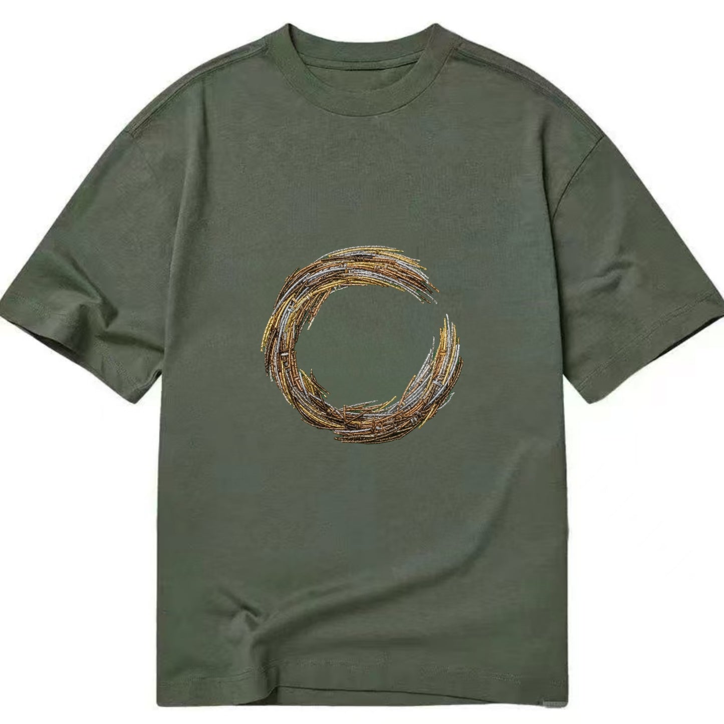 Enso Circle - Classic T-shirt - Army Green
