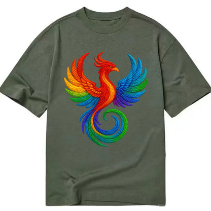 Phoenix Rising  - Classic T-shirt - Army Green