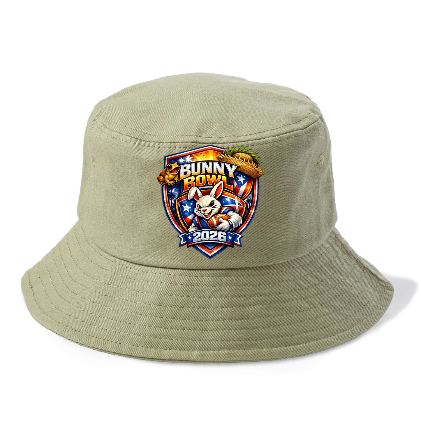 Bunny Bowl 2026 - Bucket Hat - Army Green
