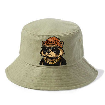 Osaka Tanuki - Bucket Hat - Army Green