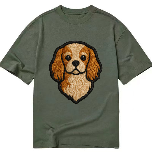 Cavalier King Charles Spaniel - Modern g - Classic T-shirt - Army Green