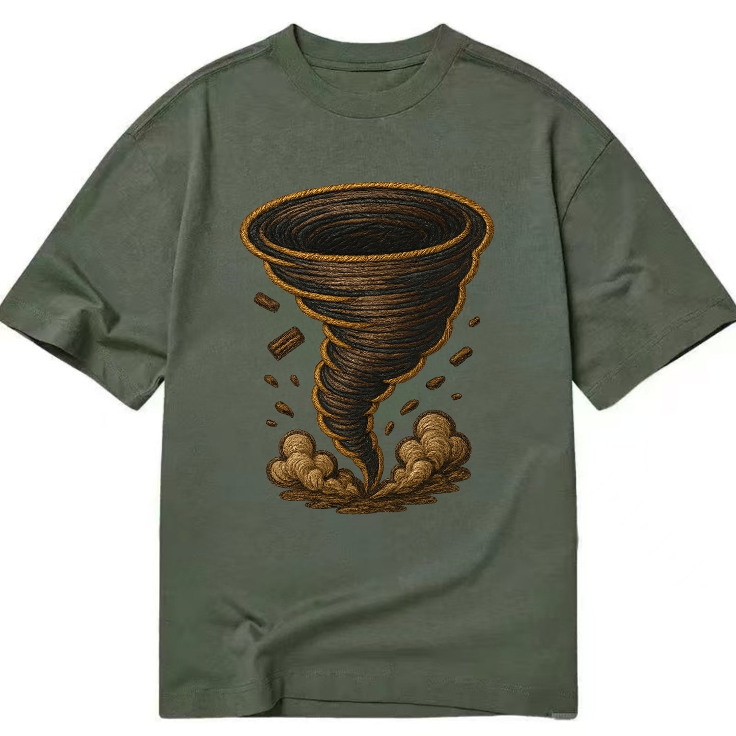 Tornado  - Classic T-shirt - Army Green