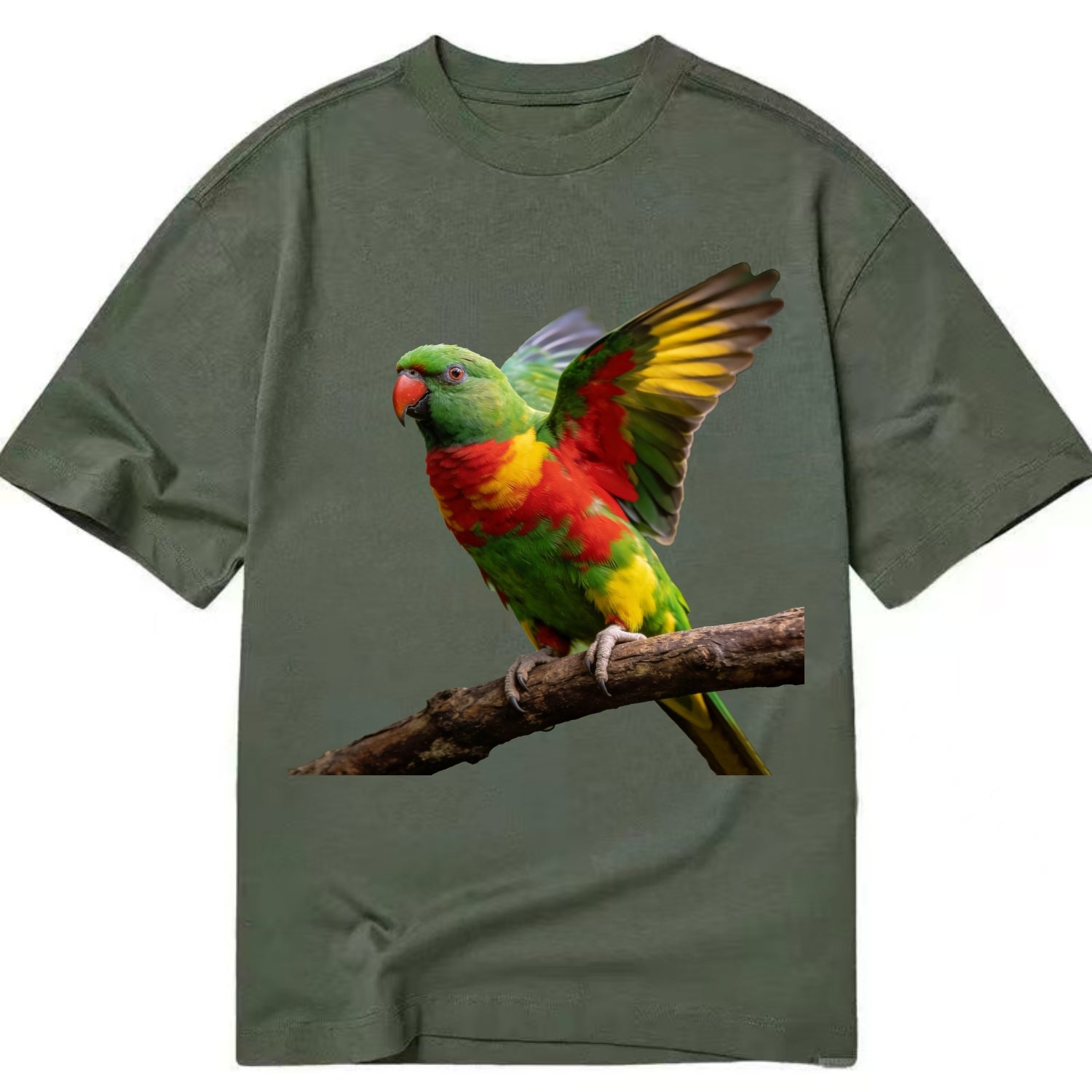 Parrot - Classic T-shirt - Army Green