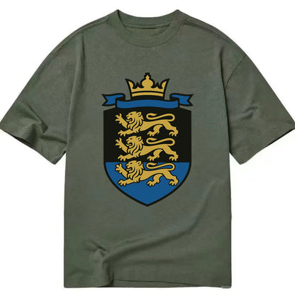 Estonia Royal Logo  - Classic T-shirt - Army Green