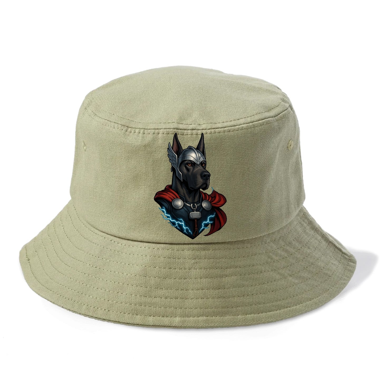 Great Dane Thor  - Bucket Hat - Army Green