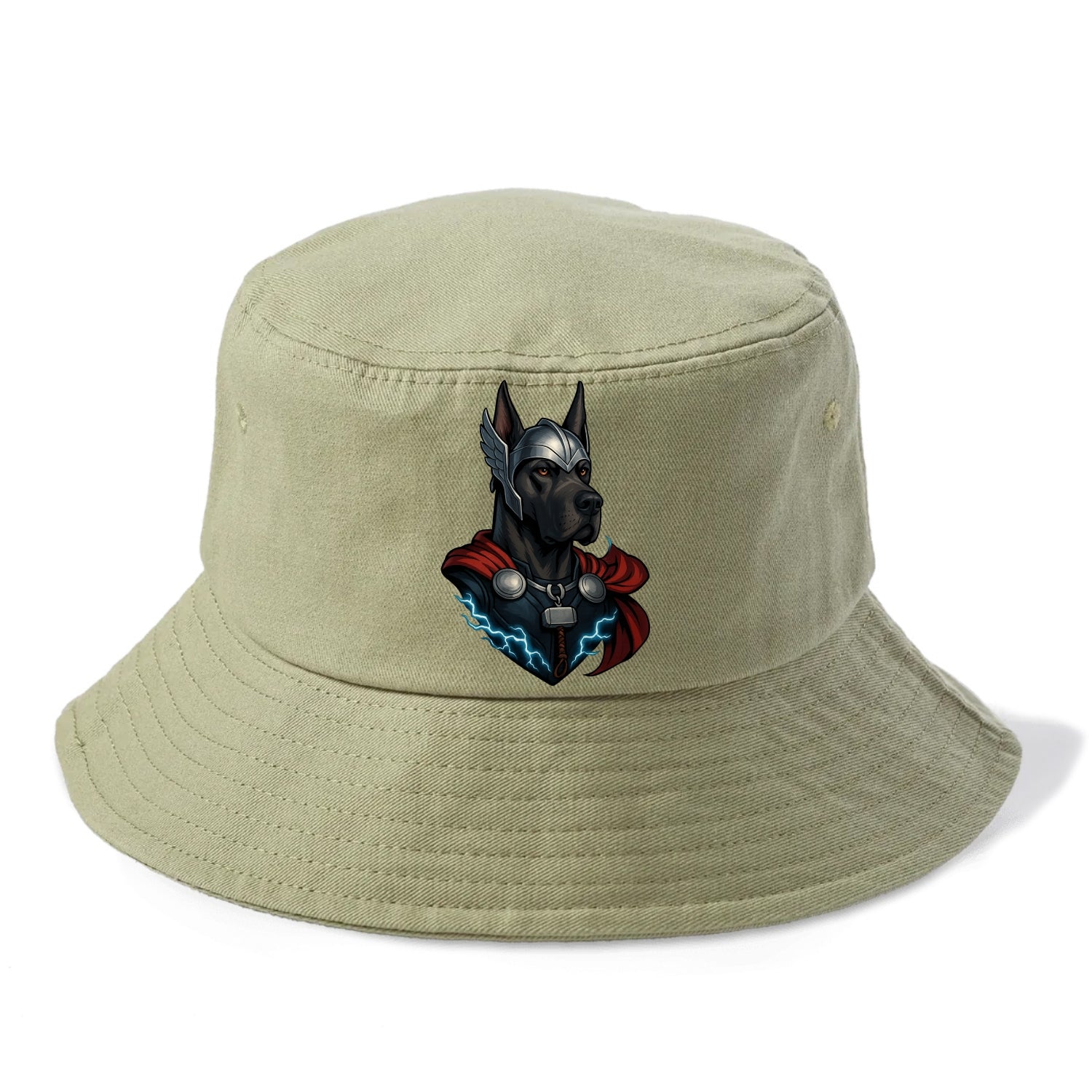 Great Dane Thor  - Bucket Hat - Army Green