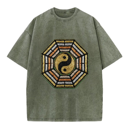 Bagua - Vintage T-shirt - Army Green