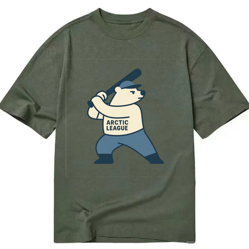 Polar Bear Baseball MVP - Classic T-shirt