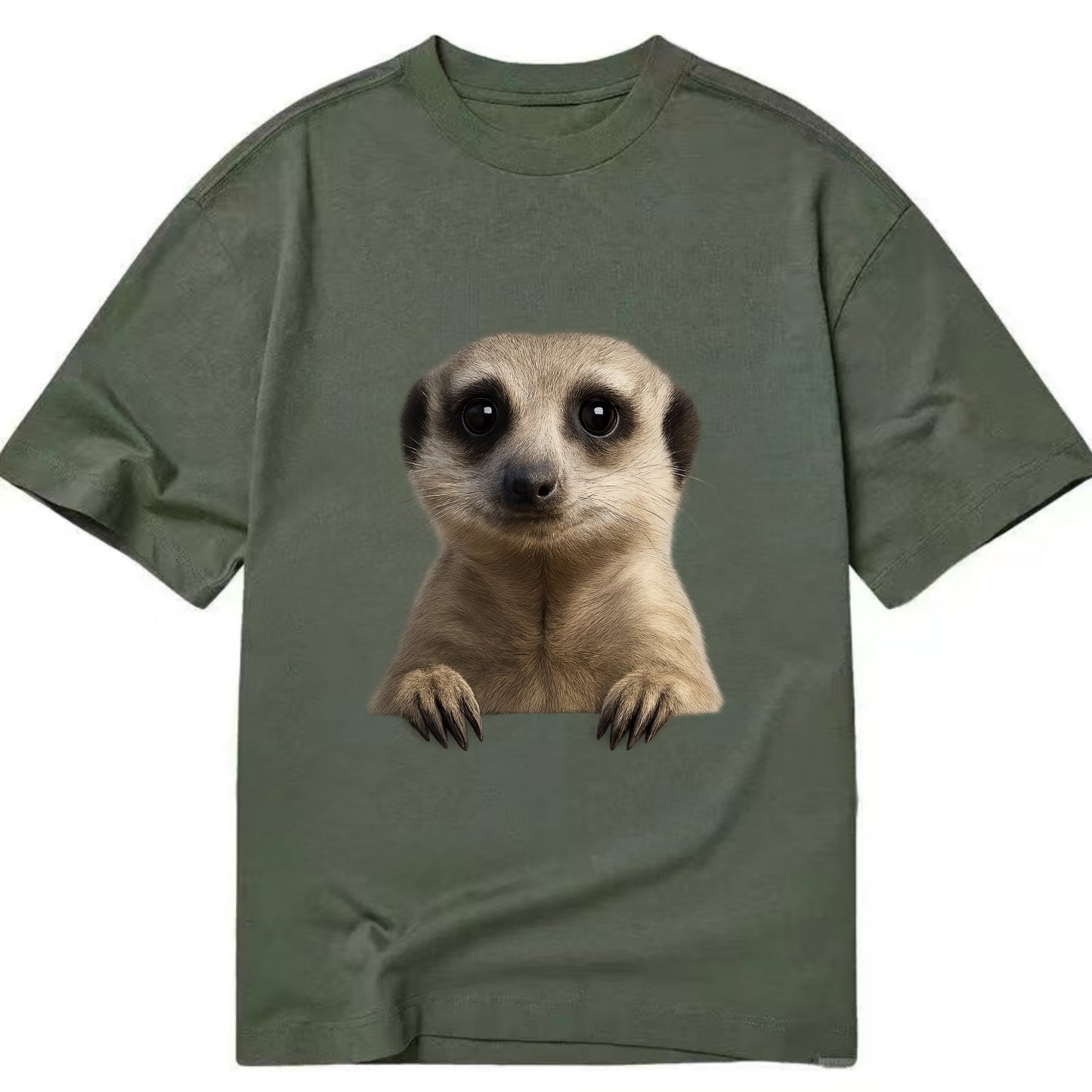 Meerkat  - Classic T-shirt - Army Green