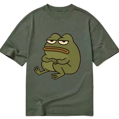 The Frog Judges Silently - Classic T-shirt - Army Green