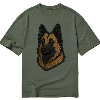 Belgian Tervuren - Trendy shepherd desig - Classic T-shirt - Army Green