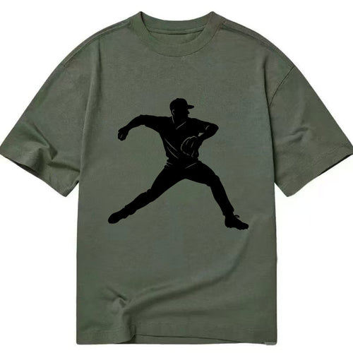 Baseball pitcher wind-up motion - Classic T-shirt