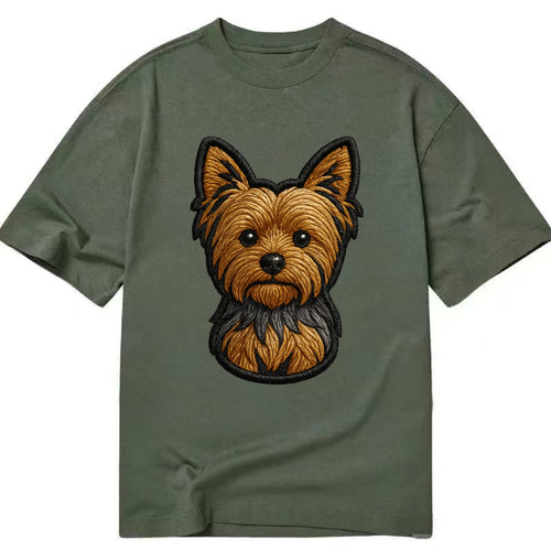 Yorkshire Terrier - Modern tiny dog logo - Classic T-shirt