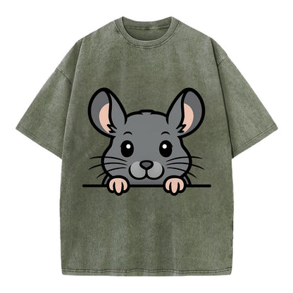 Chinchilla  - Vintage T-shirt - Army Green