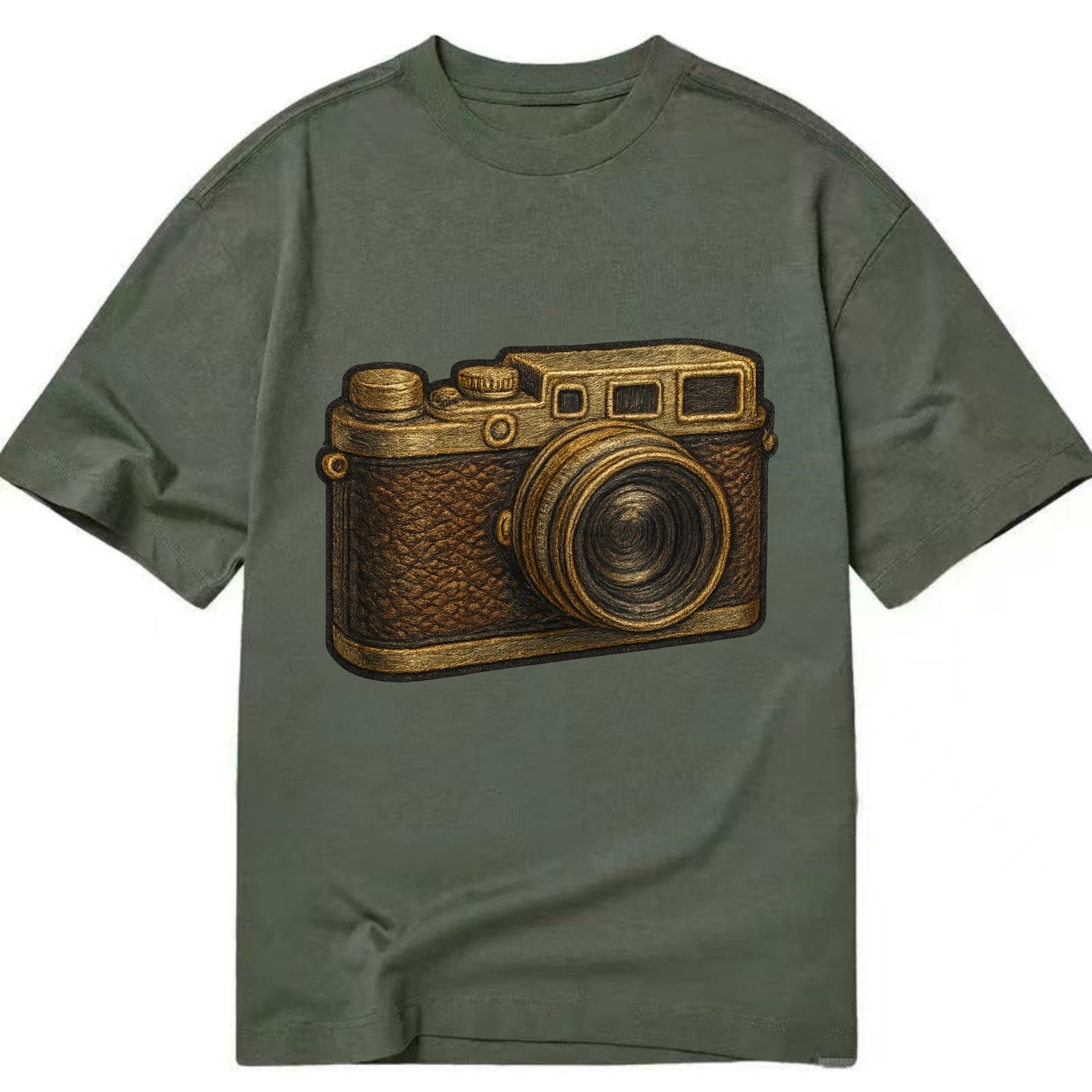 Film Camera  - Classic T-shirt - Army Green