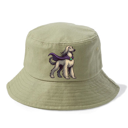 Afghan Hound Mystic Hero  - Bucket Hat - Army Green