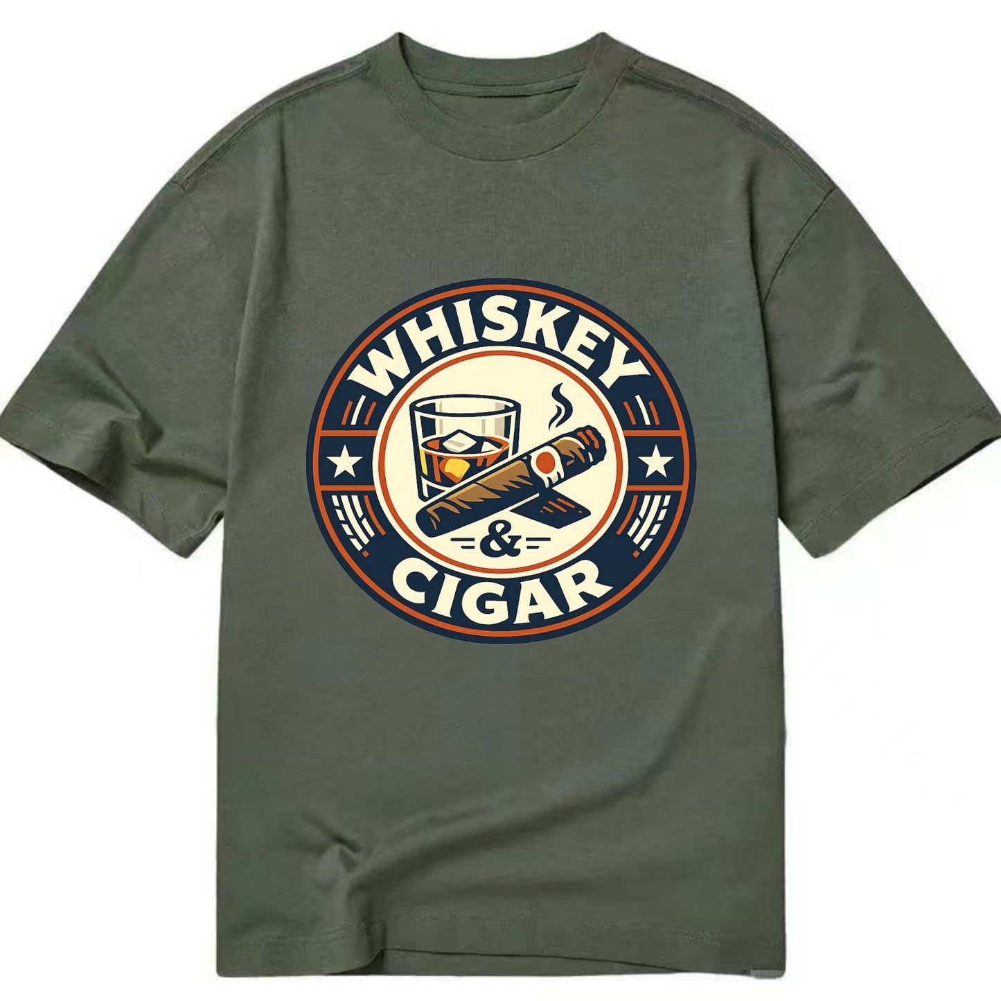 Sophisticated Spirits Emblem - Classic T-shirt - Army Green