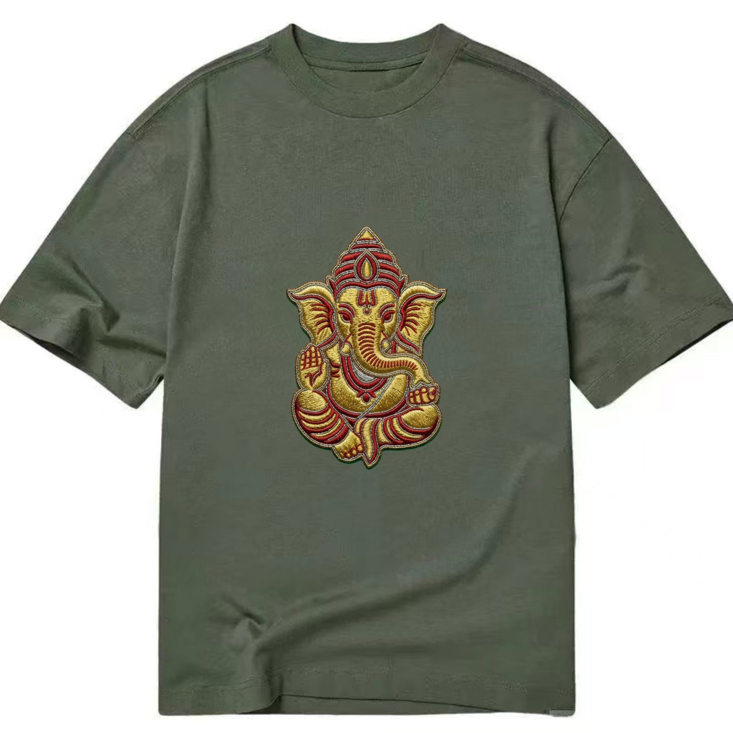 Ganesh - Classic T-shirt - Army Green
